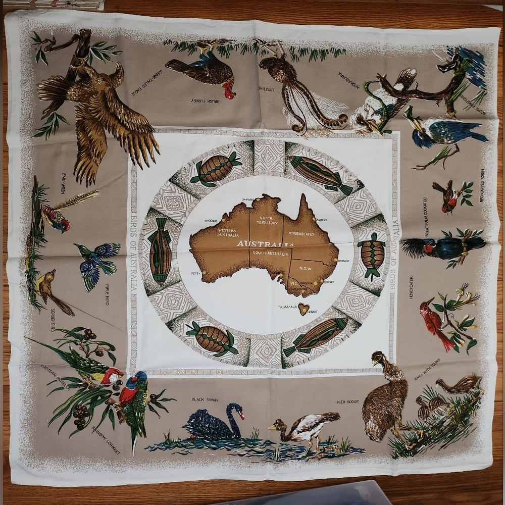 Birds of Australia Tablecloth